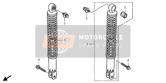 Honda FJS600D 2011 Cojín trasero para un 2011 Honda FJS600D